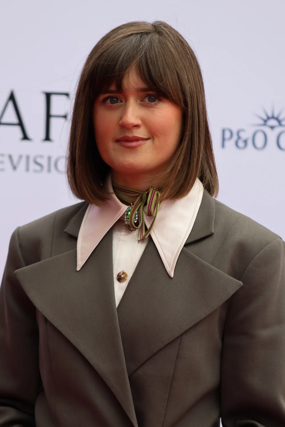 Ella Bruccoleri at the 2026 BAFTA Television Awards red carpet
