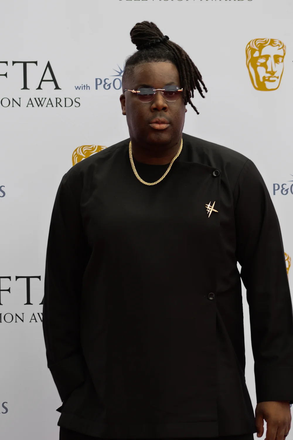 Hammed Animashaun at the 2026 BAFTA Television Awards red carpet